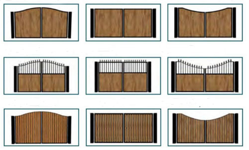 selection of framed gates image